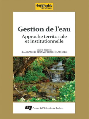 cover image of Gestion de l'eau